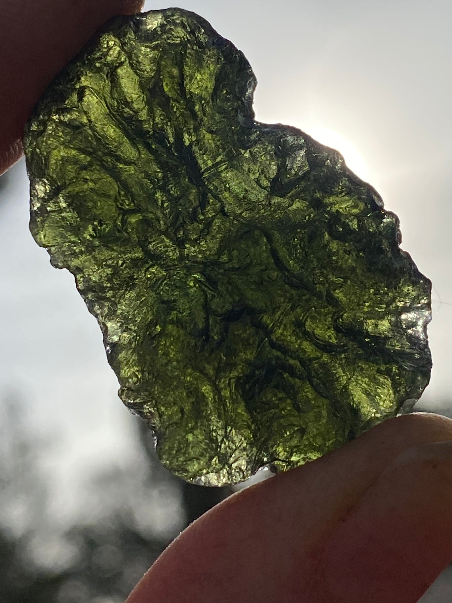 Chlum Moldavite Specimen 13.8 grams