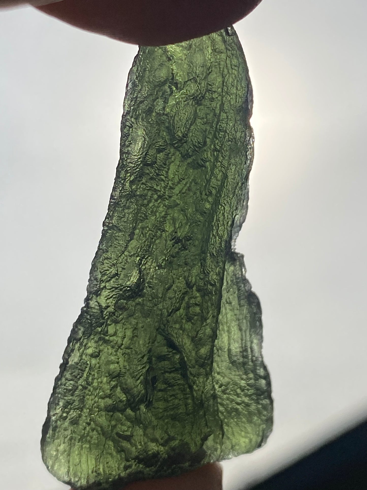 Chlum Moldavite Drop 14.4 grams