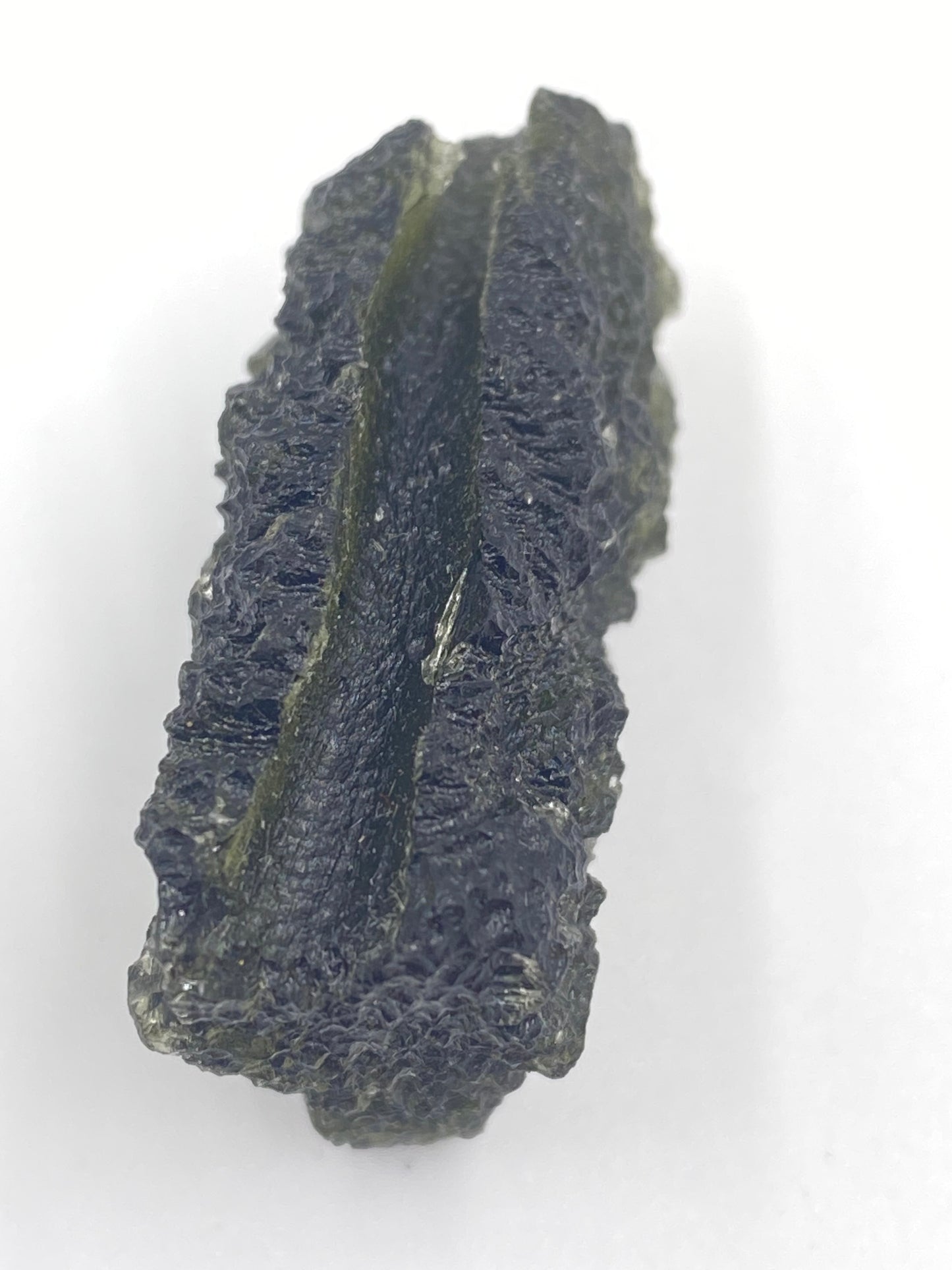 Rare Maly Chlum Moldavite Specimen with Air Bubble 10.2 grams