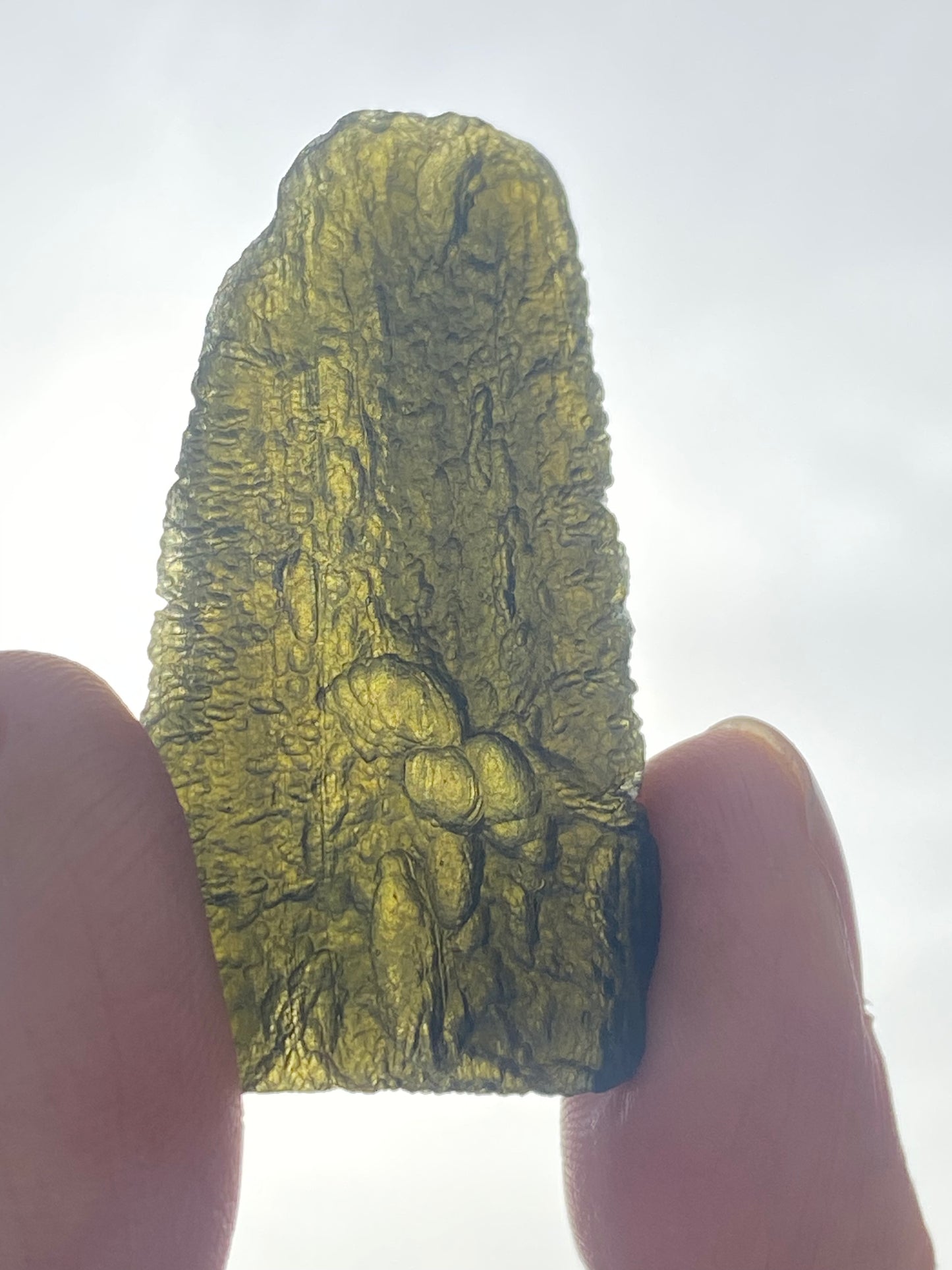 Rare Chlum Moldavite Drop 10.6 grams